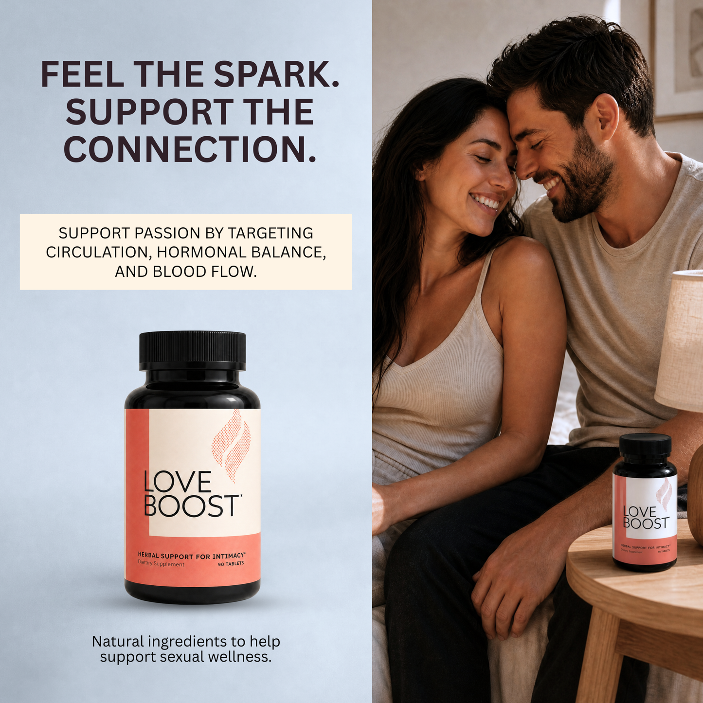 WHOLESALE 24 BOTTLES OF Love Boost - Sexual Intimacy & Libido Herbal Support