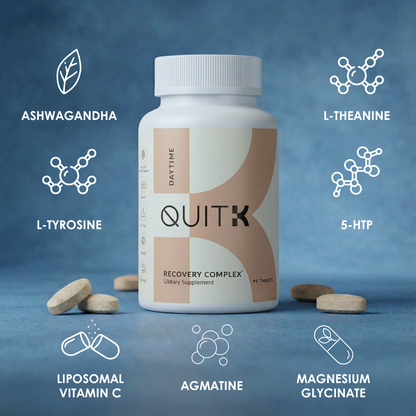 Discount Not available - QuitK - 30 Day Supply - Withdrawal & Detox - Day & Night Recovery Complex Pack