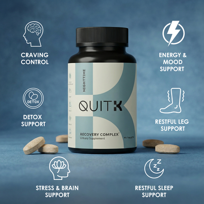 Discount Not available - QuitK - 30 Day Supply - Withdrawal & Detox - Day & Night Recovery Complex Pack